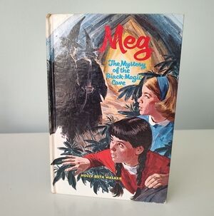 Meg Mystery The Mystery of Black Magic Cave 70s Holly Beth Walker Teen Preteen